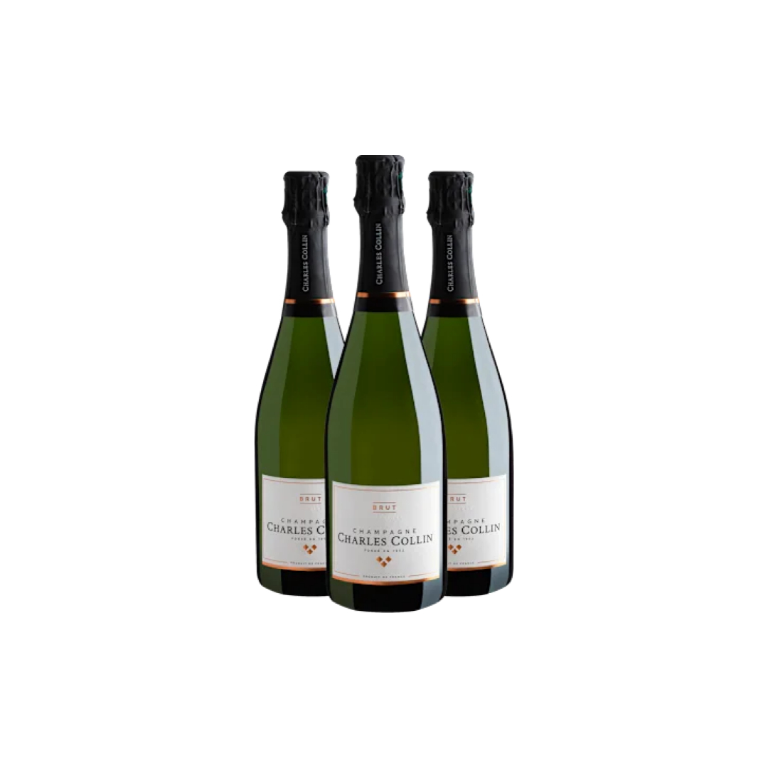Kit 3 Champagne Charles Collin Classique Brut