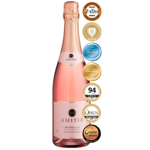 Espumante Amitié Brut Rosé 750ml