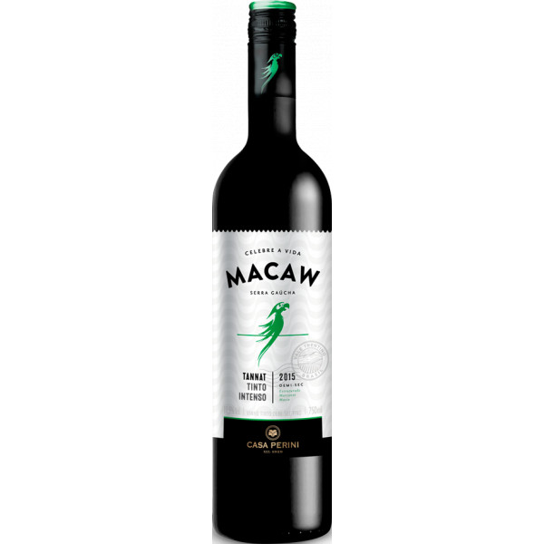 Vinho Macaw Tinto Tannat Demi-Sec 750ml