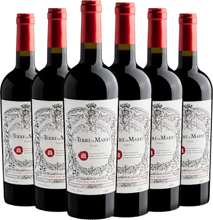 Kit 6 Terre di Mario Vino Rosso-Abboccato