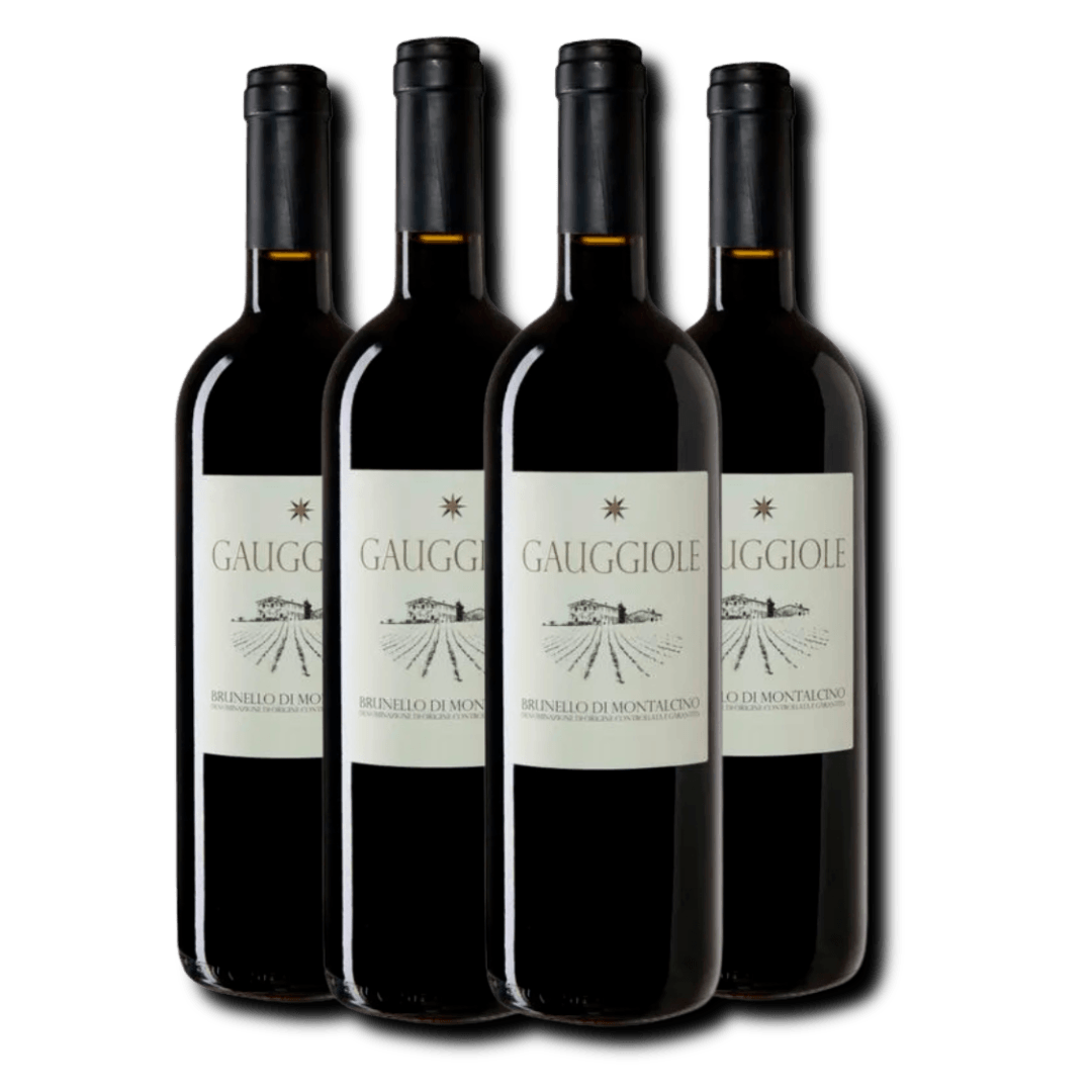 Kit 4 Garrafas Brunello Di Montalcino Gauggiole
