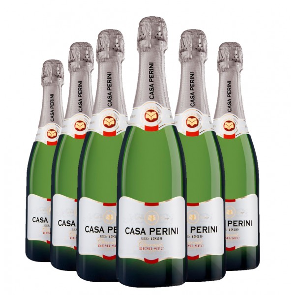Pack 6 Espumantes Casa Perini Demi-Sec 750ml
