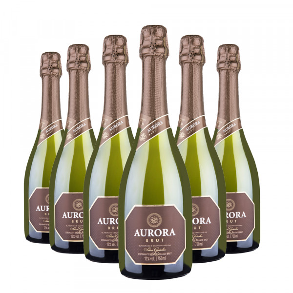 Pack 6 Espumantes Aurora Brut 750ml