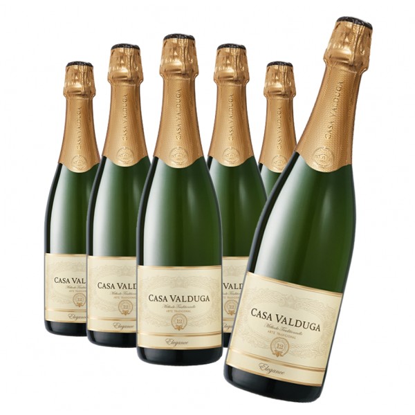 Pack 6 Espumantes Casa Valduga Arte Tradicional Demi-Sec 750ml