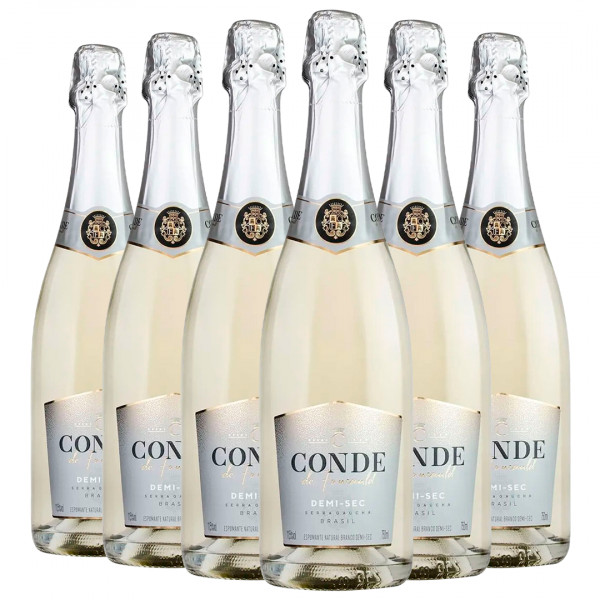 Pack 6 Espumantes Conde de Foucauld Demi-Sec 750ml