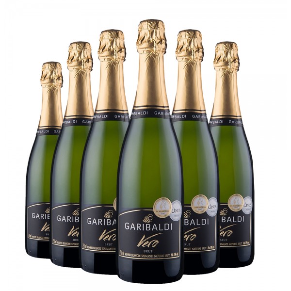 Pack 6 Espumantes Garibaldi Vero Brut 750ml