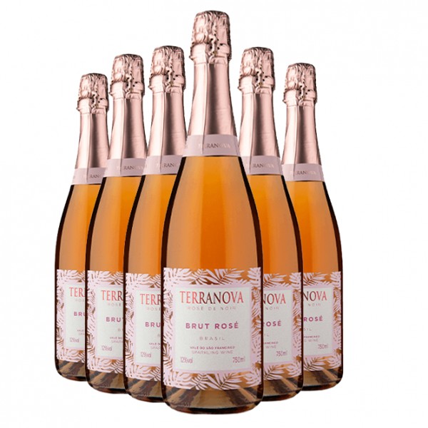 Pack 6 Espumantes Terranova Brut Rosé 750ml