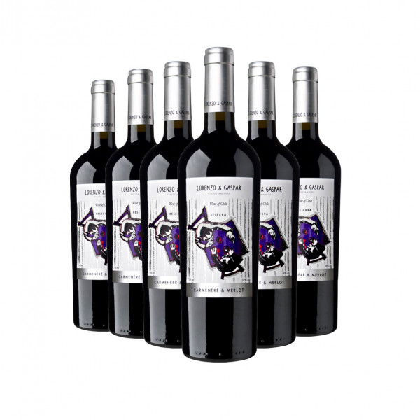 Pack 6 Vinho Lorenzo & Gaspar Gran Reserva 750ml