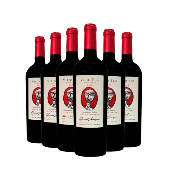 Pack 6 Vinho Viejo Feo Grand Reserve Cabernet Sauvignon 750ml