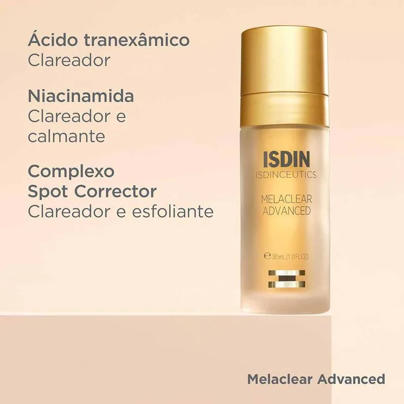 Sérum Facial Clareador ISDIN Melaclear Advanced 30ml - Imagem 2