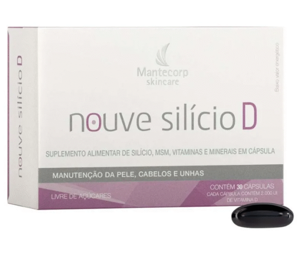 Suplemento Alimentar Nouve Silício D Mantecorp 30 Cápsulas