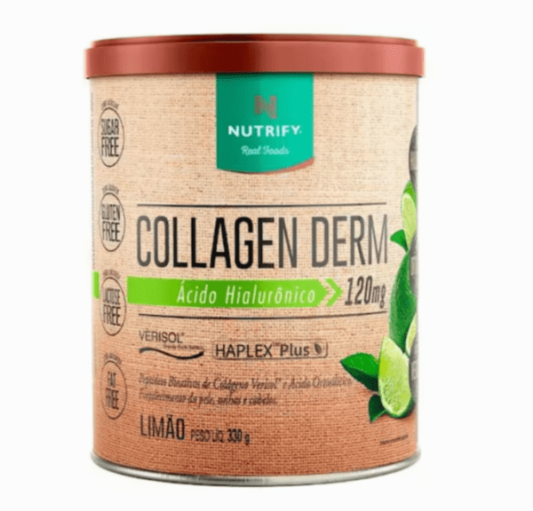 Colágeno Collagen Derm Nutrify sabor Limão 330g