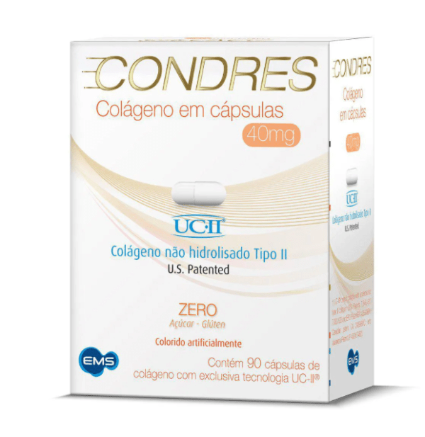 Condres Colágeno Não Hidrolisado Tipo II 40mg 90 cápsulas