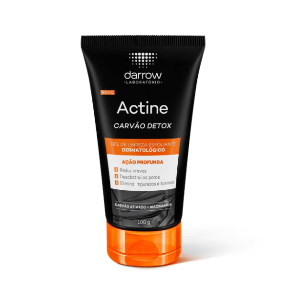 Gel de Limpeza Esfoliante Darrow Actine Carvão Detox 100g