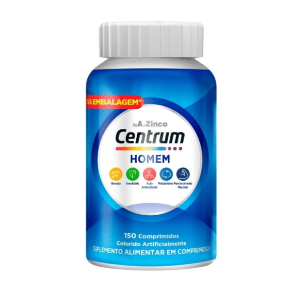 Suplemento Alimentar Centrum Homem 150 Comprimidos