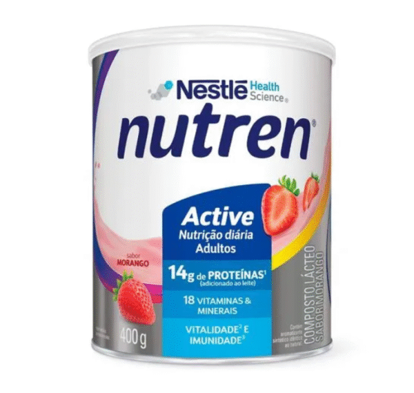 Suplemento Alimentar Nutren Active sabor Morango 400g