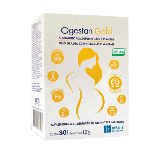 Suplemento Alimentar Ogestan Gold 30 Cápsulas