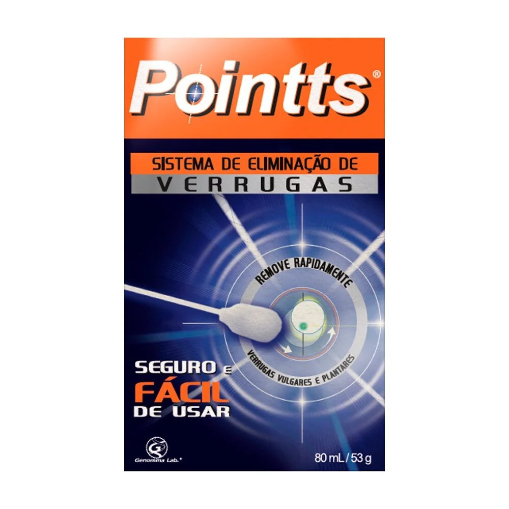 Pointts Antiverrugas Aerossol 80ml + 12 aplicadores