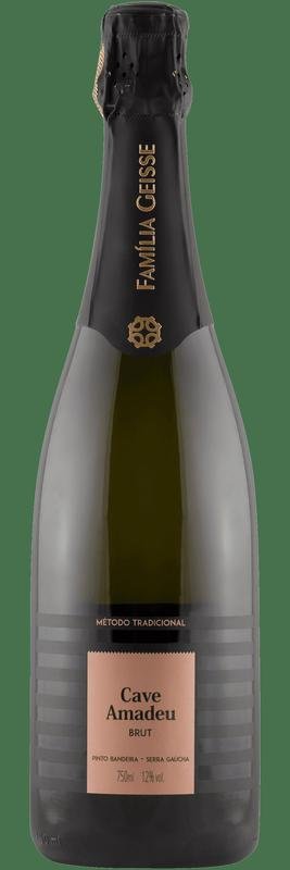 Espumante Brasileiro Branco Cave Geisse Amadeu Brut 750ML