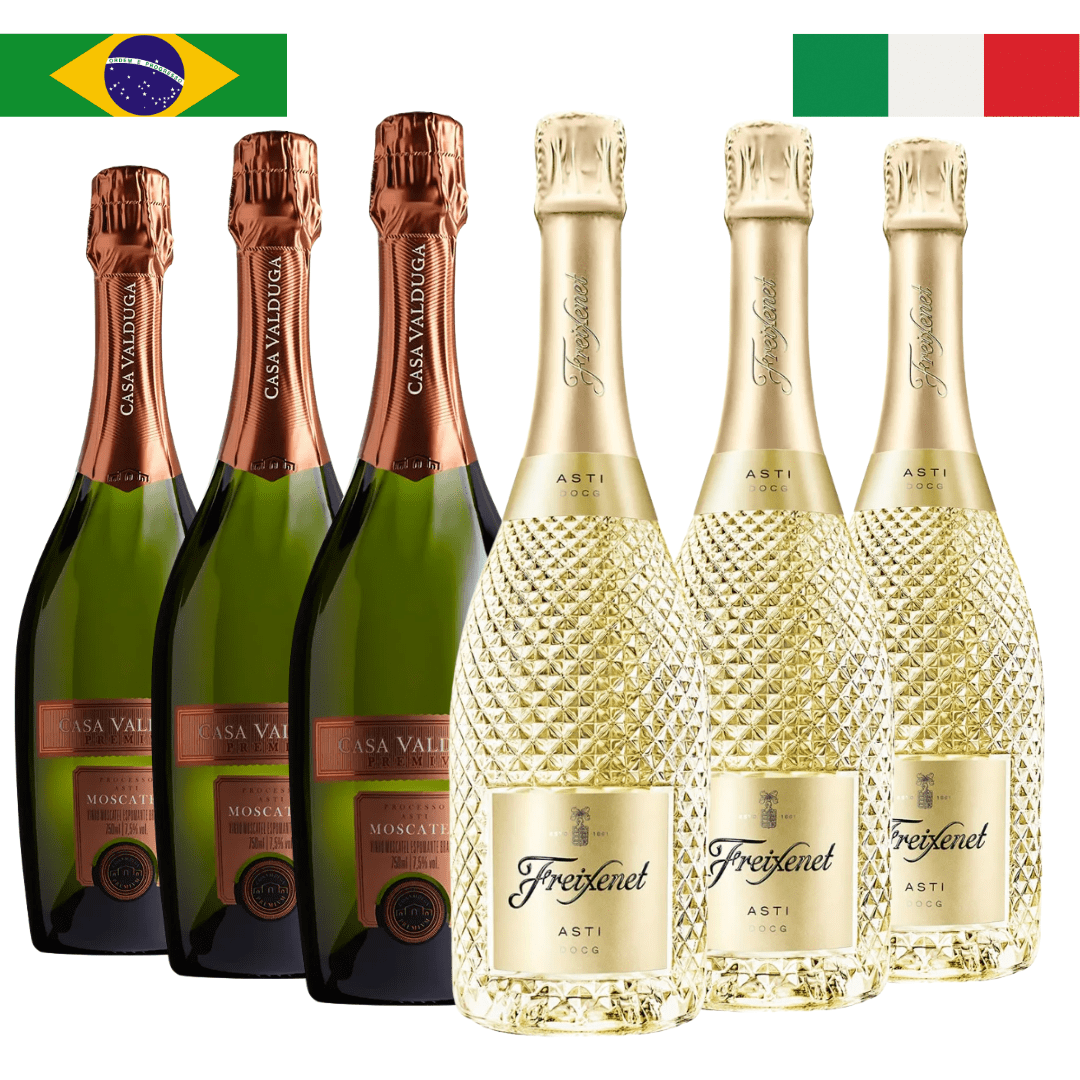 Combo 6 Espumantes Freixenet + Casa Valduga