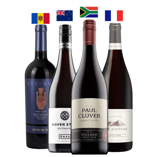 Combo Pinot Noir do Mundo 4 Garrafas