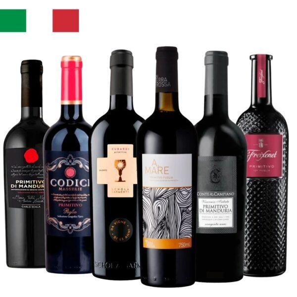 Combo Primitivo Italiano 6 Garrafas