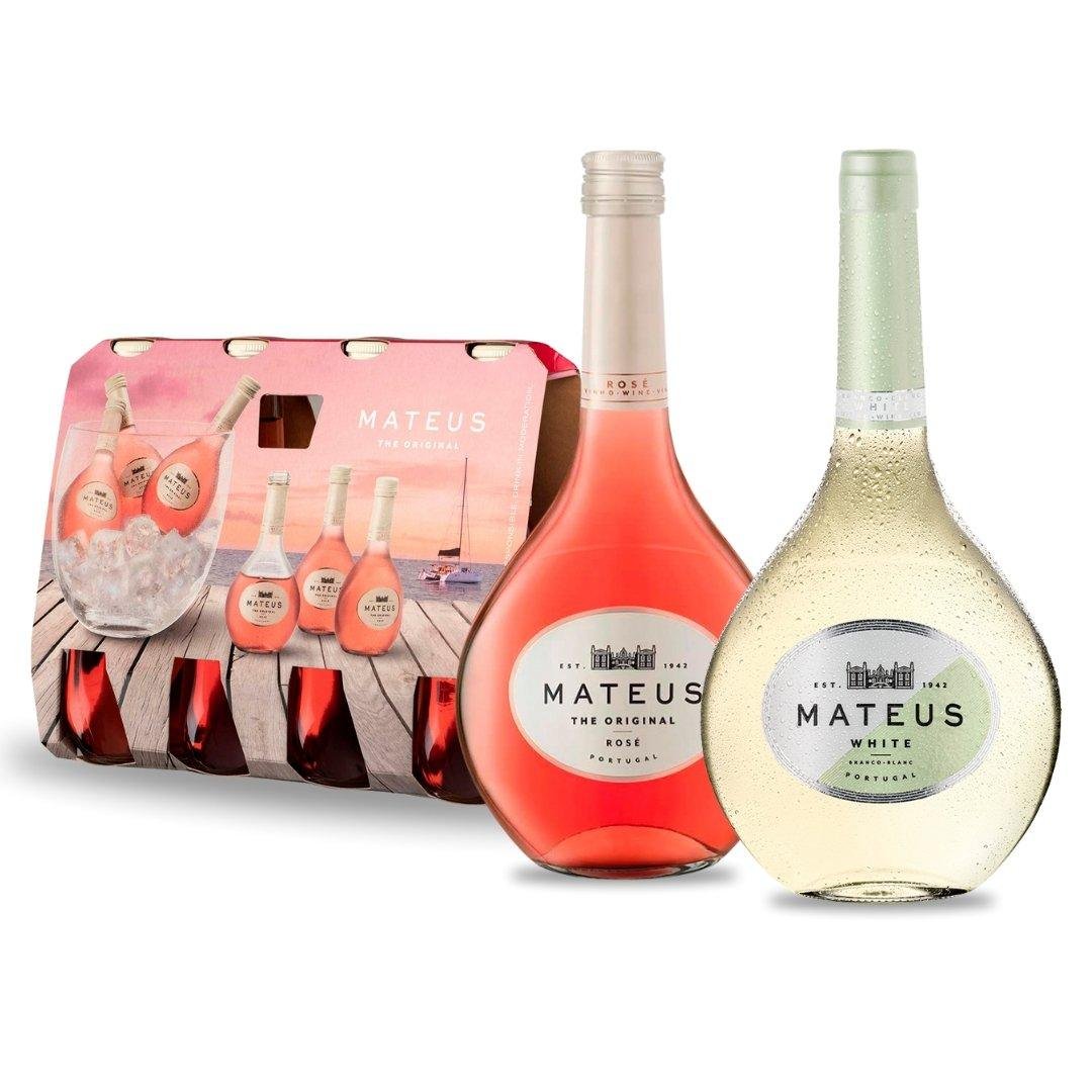 Combo Vinhos Branco e Rosé Mateus