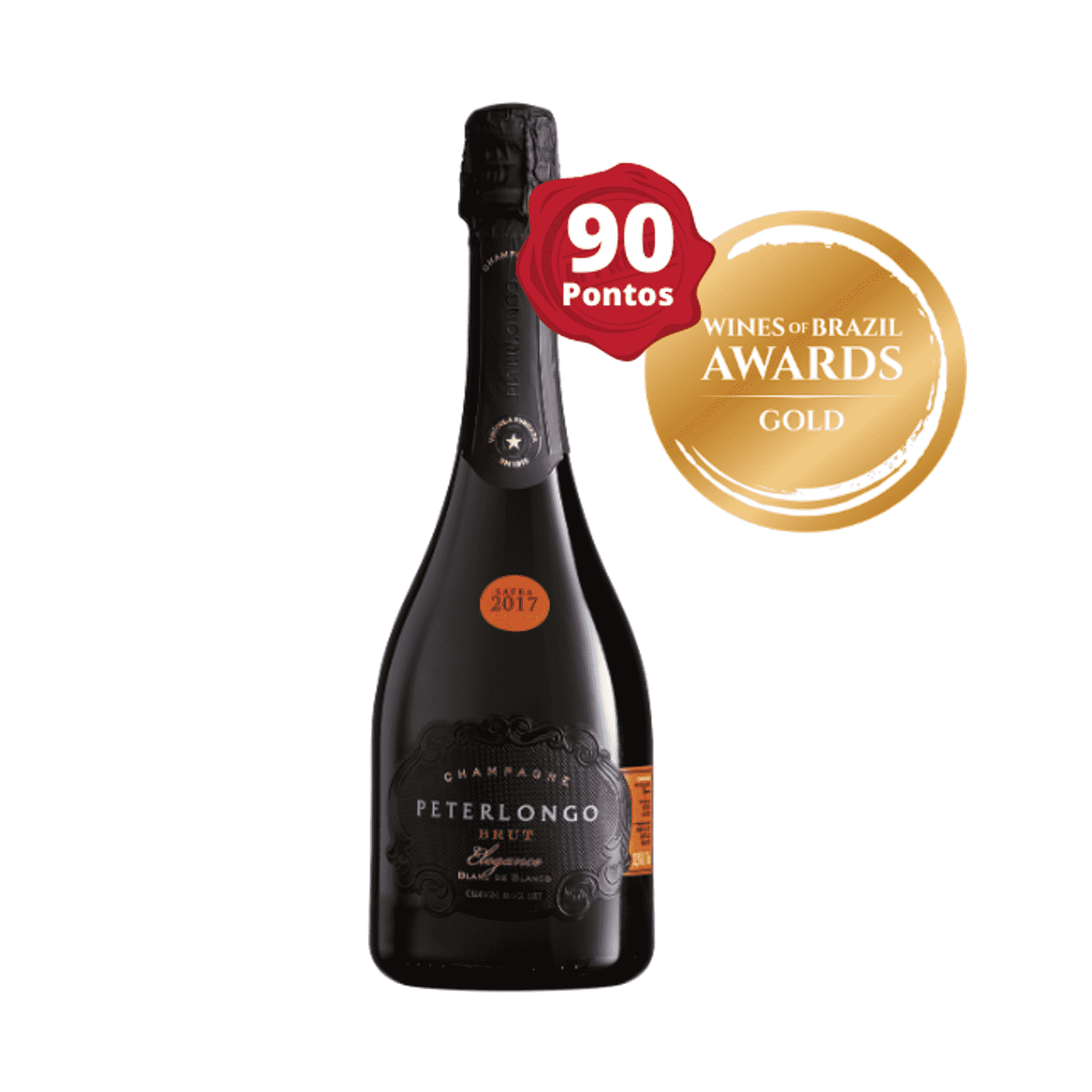 Champagne Brasileiro Branco Peterlongo Elegance Brut 750ML
