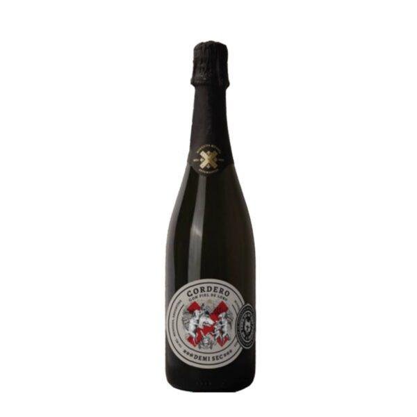 Espumante Argentino Branco Cordero Con Piel de Lobo Demi Sec 750 ML