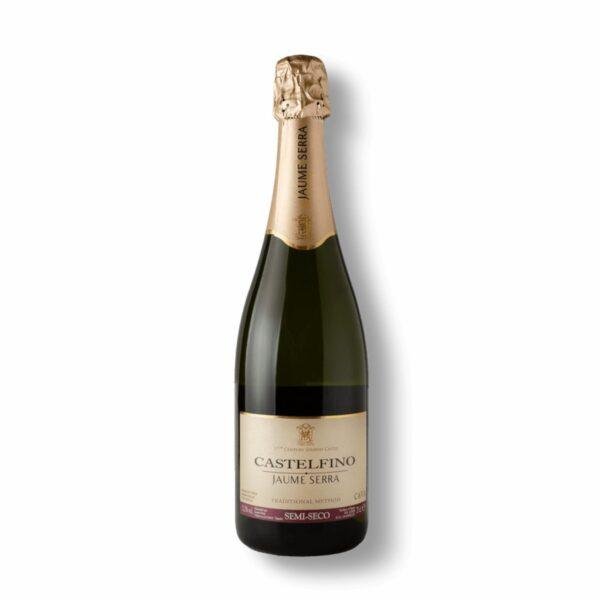 Espumante Espanhol Branco Cava Castelfino Jaume Serra Demi Sec 750ML