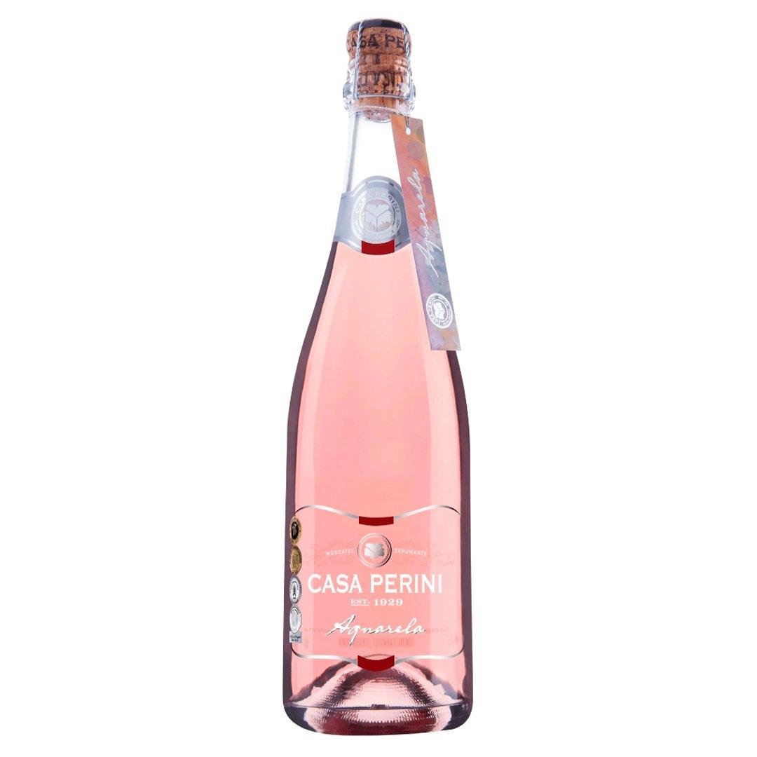 Espumante Casa Perini Aquarela Moscatel Rosé 750ml