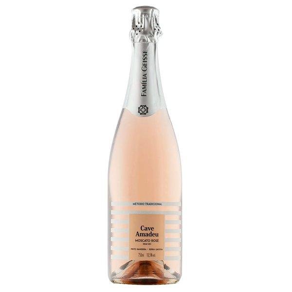 Espumante Cave Amadeu Moscato Demi-sec Rosé 750ml