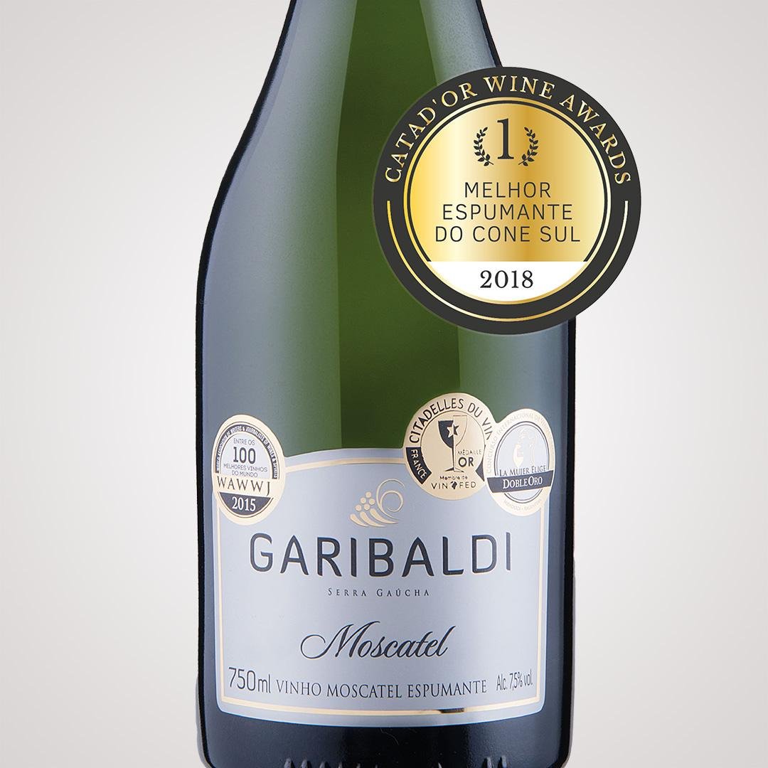 Espumante Brasileiro Branco Garibaldi Moscatel 750ML