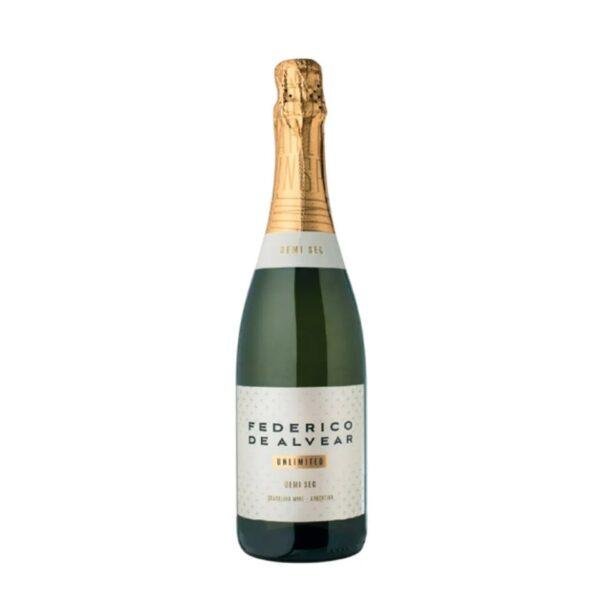 Espumante Argentino Branco Federico de Alvear Demi-Sec 750ML