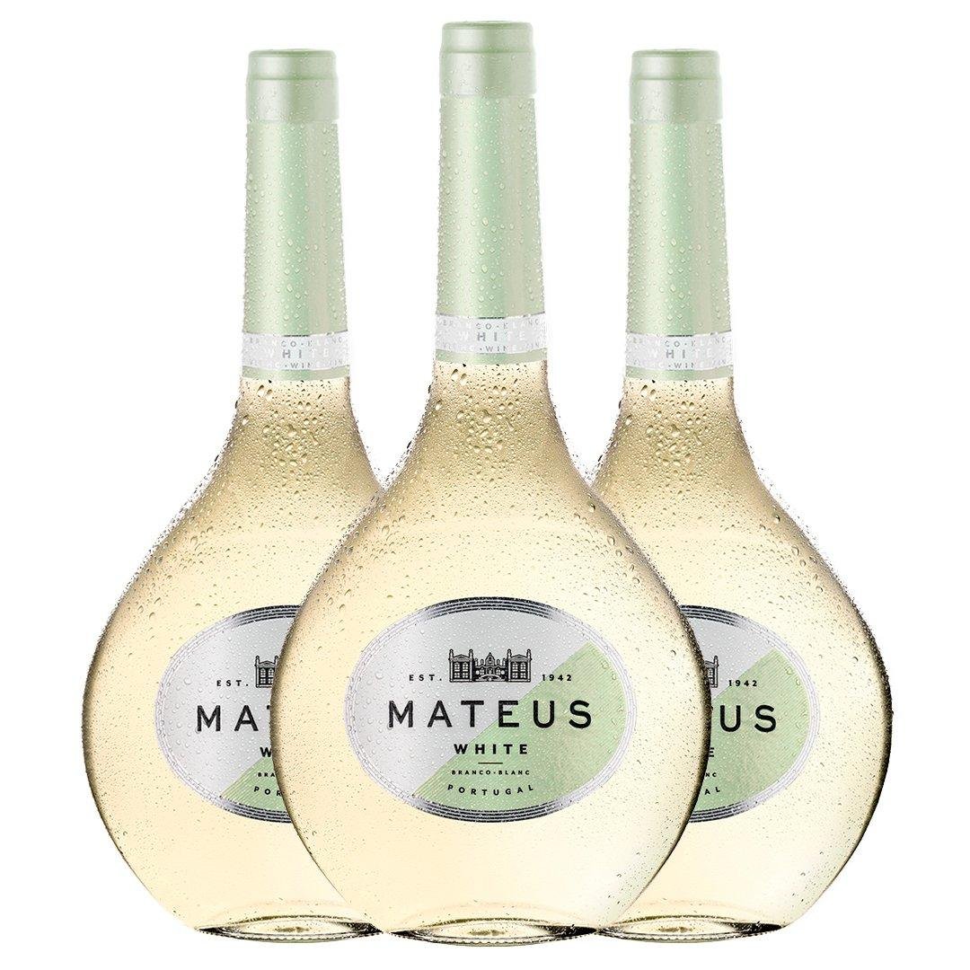 Kit 3 Garrafas Vinho Branco Mateus 750ml