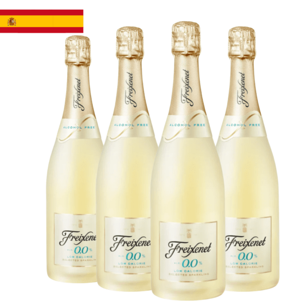 Kit 4 Garrafas Espumante Freixenet 0.0 Sem Álcool 750ml