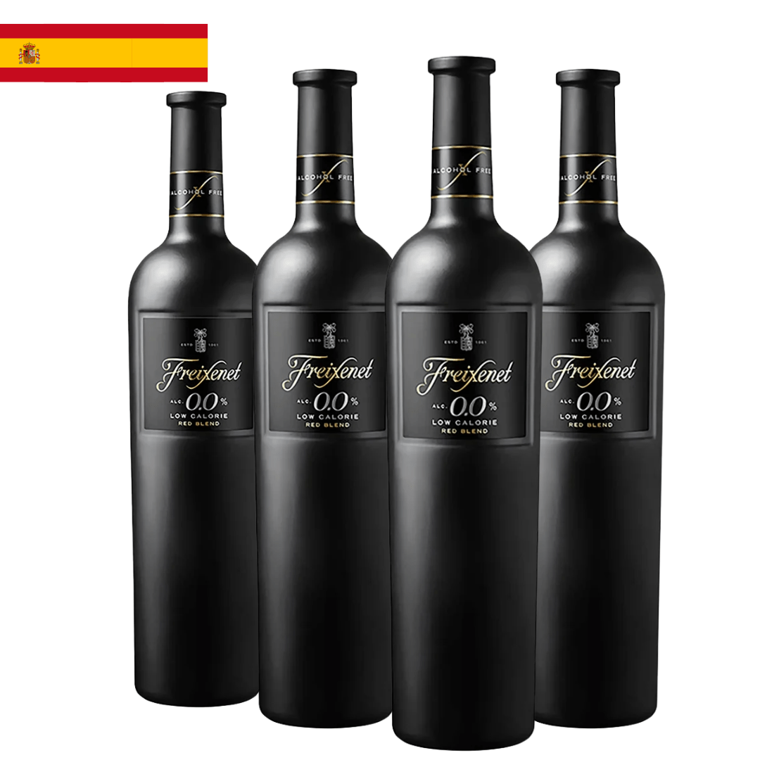 Kit 4 Garrafas Vinho Tinto Freixenet Sem Álcool 750ml
