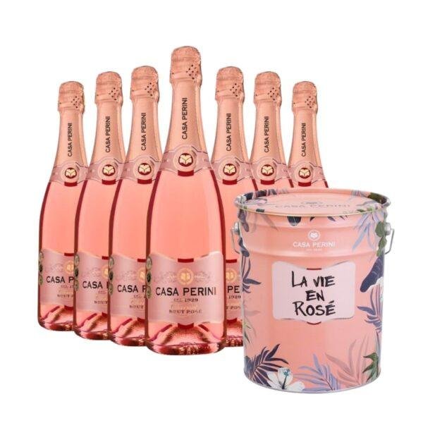 Espumante Brasileiro Rosé Casa Perini La Vie En Rose Brut
