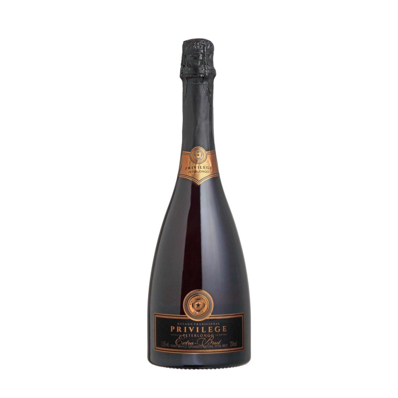Espumante Brasileiro Branco Peterlongo Privilege Extra Brut 750ML